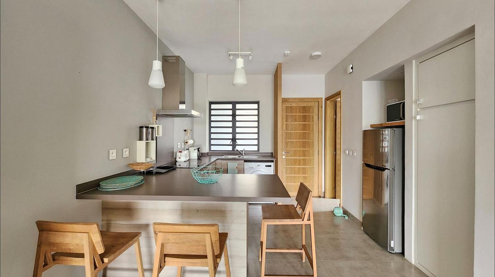 Appartement Le Dauphin Du Lagon Bleu - Plages De Mont Choisy Et De Trou Aux Biches Гранд-Бэй Экстерьер фото